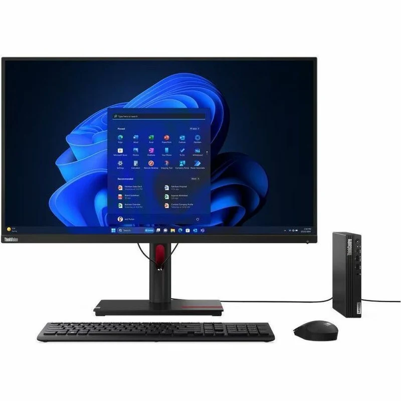 Ordinateur de bureau Lenovo ThinkCentre M75q Gen 5 12RQ000MCA - AMD Ryzen 7 PRO 8700GE - 16 Go - SSD 512 Go - Minuscule - Noir 12RQ000MCA