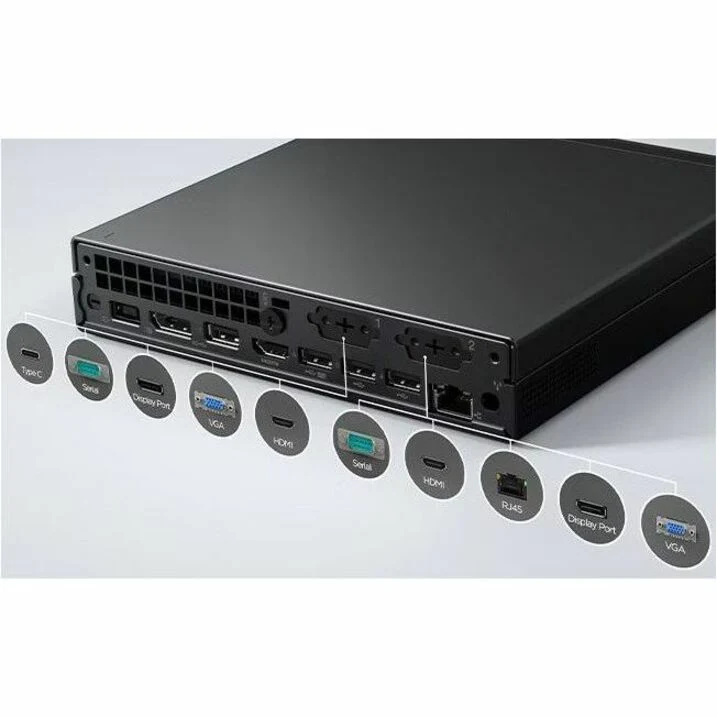 Ordinateur de bureau Lenovo ThinkCentre M75q Gen 5 12RQ000MCA - AMD Ryzen 7 PRO 8700GE - 16 Go - SSD 512 Go - Minuscule - Noir 12RQ000MCA
