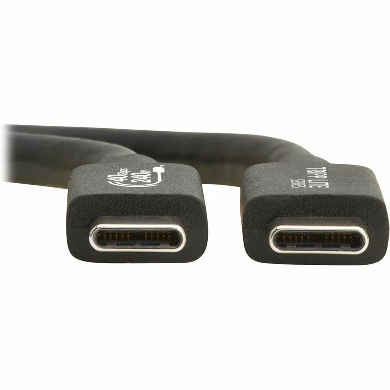 Câble USB4 40 Gbit/s Tripp Lite by Eaton (M/M) - USB-C, 8K 60 Hz, charge PD 240 W, noir, 1.2 m (4 pi. U521-1P2M-BK