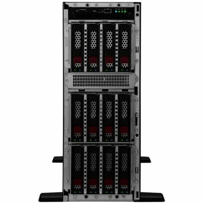 Serveur tour HPE ProLiant ML350 G11 4U - 1 x Intel Xeon Silver 4410Y 2 GHz - 32 Go de RAM - Serial Attached SCSI (SAS), contrôleur Serial ATA P53564-001
