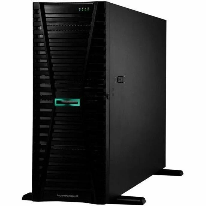 Serveur tour HPE ProLiant ML350 G11 4U - 1 x Intel Xeon Silver 4410Y 2 GHz - 32 Go de RAM - Serial Attached SCSI (SAS), contrôleur Serial ATA P53564-001