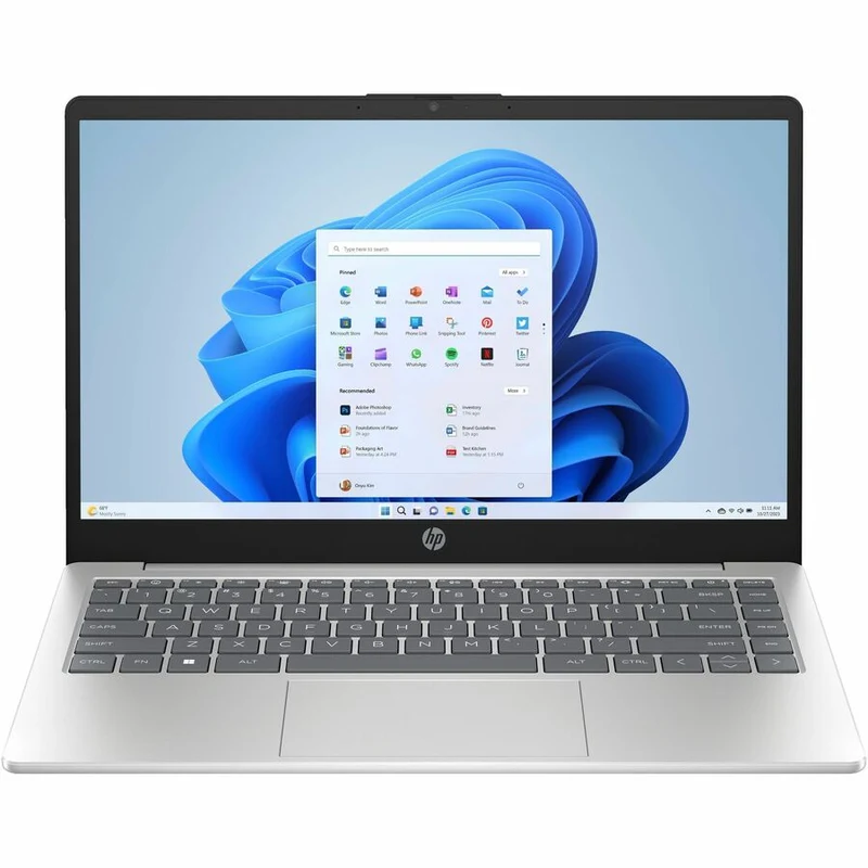 Ordinateur portable HP 14-em0000 14-em0040ca 14" - Full HD - AMD Ryzen 5 7520U - 8 Go - SSD 512 Go - Argent naturel 7P9U7UA#ABL