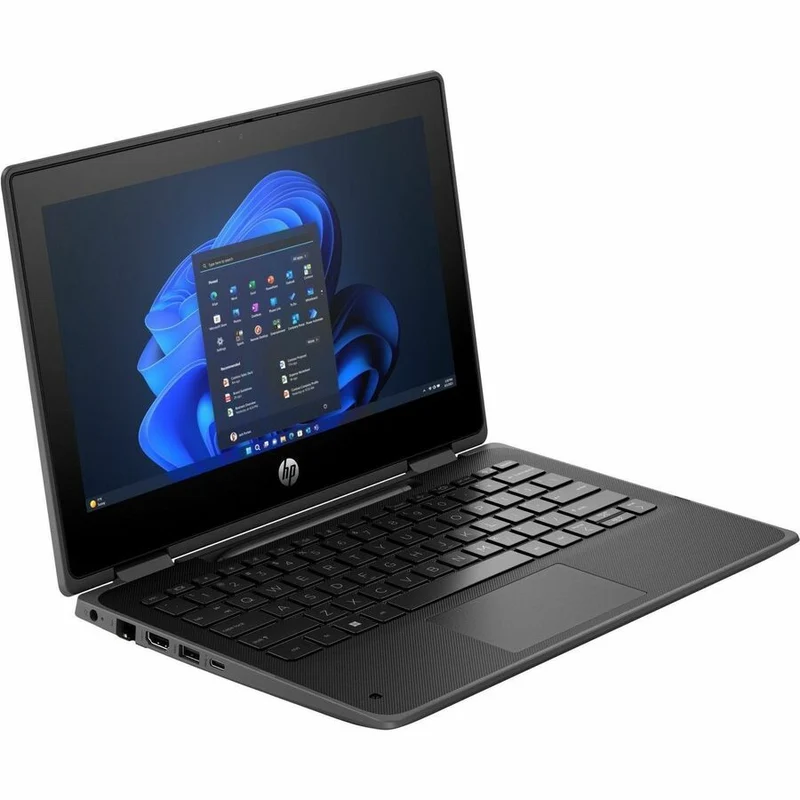 Ordinateur portable convertible 360 en 11 robuste à écran tactile HP Pro x11.6 Fortis G2 1" - HD - Intel N-Series N100 - Technologie vPro - 4 Go - SSD 128 Go - Jack Black 9E923UT#ABA