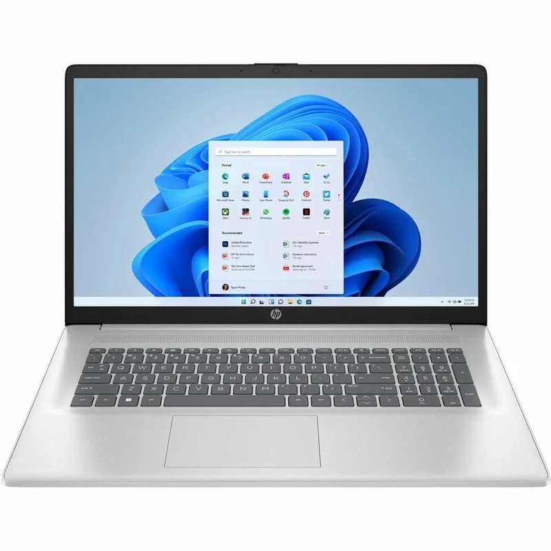 Ordinateur portable HP 17-c4000 17-cn4000ca 17.3" - Full HD - Intel Core 3 100U - 18 Go - SSD 512 Go - Argent naturel 9W413UA#ABL