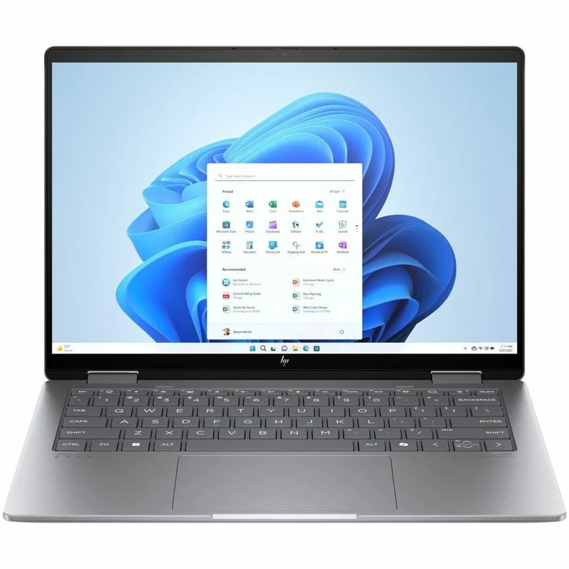 Ordinateur portable convertible 360 en 14 à écran tactile HP ENVY x0000 14-fc0000 14-fc2ca 1 pouces - 2.8K - Intel Core Ultra 7 155U - 16 Go - SSD 1 To - Argent météore 9W3D7UA#ABL