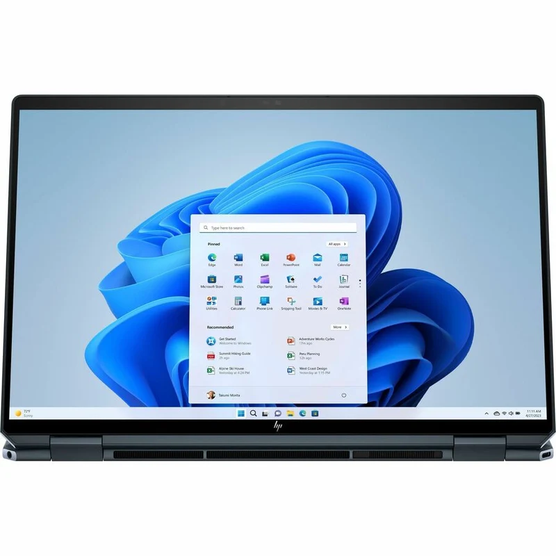 Ordinateur portable convertible 360 en 16 à écran tactile HP Spectre x0000 16-aa0000 16-aa2ca 1" - 2.8K - Intel Core Ultra 7 155H - Plateforme Intel Evo - 16 Go - SSD 1 To - Aluminium bleu sidéral 962Z9UA#ABL
