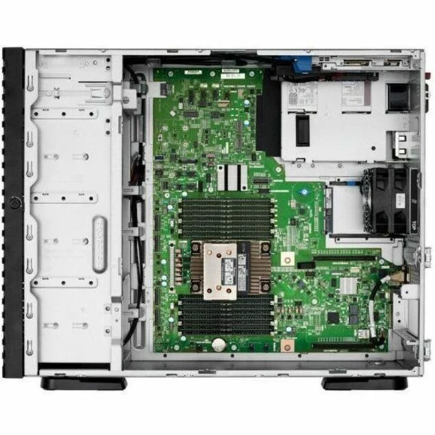 Serveur tour HPE ProLiant ML110 G11 4.5U - 1 x Intel Xeon Silver 4410Y 2 GHz - 32 Go de RAM - 960 Go de SSD - (2 x 480 Go) Configuration SSD - Contrôleur Serial ATA, Serial Attached SCSI (SAS) P69303-005