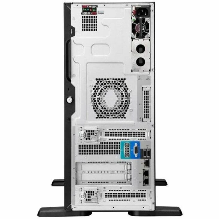Serveur tour HPE ProLiant ML110 G11 4.5U - 1 x Intel Xeon Silver 4410Y 2 GHz - 32 Go de RAM - 960 Go de SSD - (2 x 480 Go) Configuration SSD - Contrôleur Serial ATA, Serial Attached SCSI (SAS) P69303-005