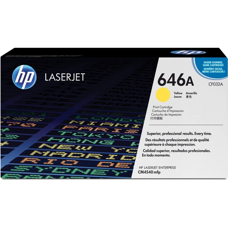 Cartouche de toner d'origine HP 646A (CF032A) - Paquet individuel CF032A