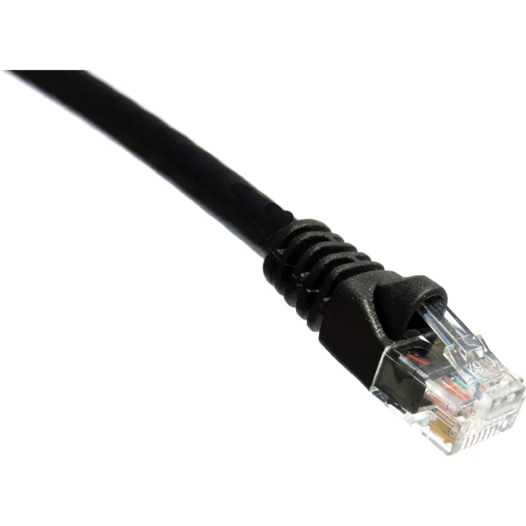 Axiom 20FT CAT6 UTP 550 MHz Câble de raccordement sans accroc Botte moulée (Noir) C6MB-K20-AX