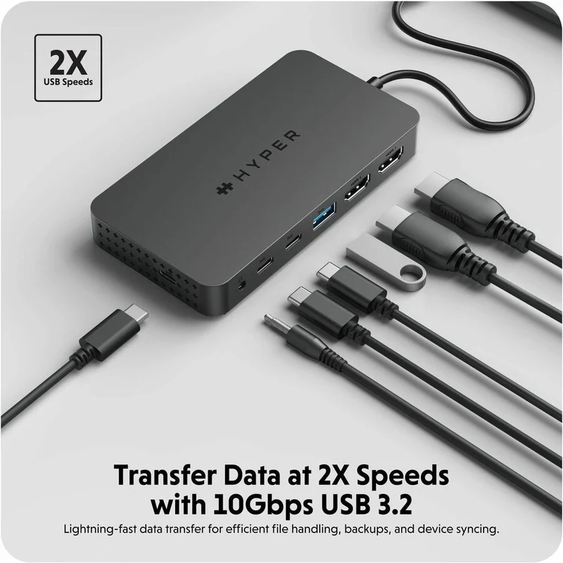 Hub USB-C 4 ports HDMI 7K Hyper HyperDrive Next HD7002GL
