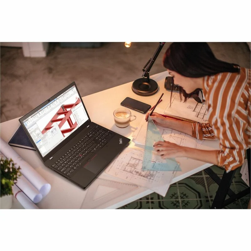 Station de travail mobile Lenovo ThinkPad P15v Gen 3 21EM004BCA 15.6" - Full HD - AMD Ryzen 7 PRO 6850H - 32 Go - SSD 1 To - Clavier français - Noir 21EM004BCA