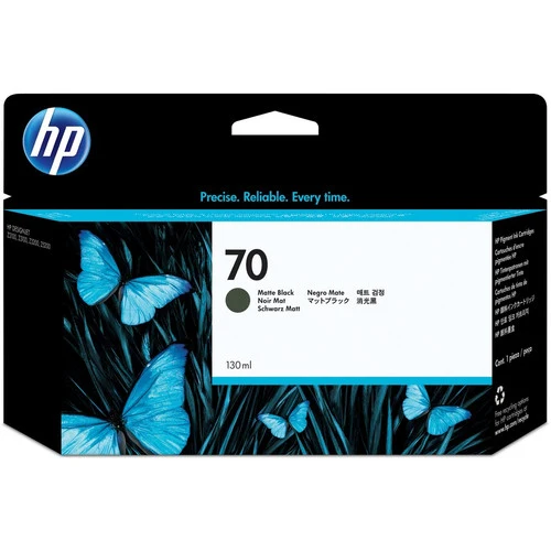 Cartouche d'encre jet d'encre HP 70 (C9448A) d'origine - Pack individuel - Noir mat - 1 unité C9448A