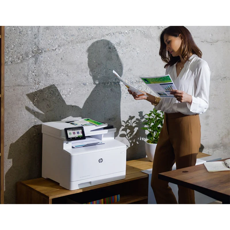 Imprimante multifonction laser HP LaserJet M430f-Monochrome-Copieur/Fax/Scanner-42 ppm Impression monochrome-1200x1200 Impression-Impression recto verso automatique-100000 pages mensuellement-350 feuilles Entrée-Scanner couleur-600 Scan optique-Fax monochrome-Gigabit Ethernet 3PZ55A#BGJ
