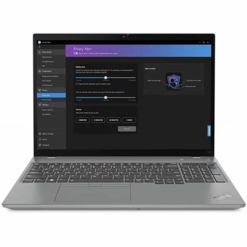 Ordinateur portable Lenovo ThinkPad T16 Gen 2 21K7003SCA 16" à écran tactile - WUXGA - AMD Ryzen 7 PRO 7840U - 32 Go - SSD 1 To - Clavier français - Gris orage 21K7003SCA