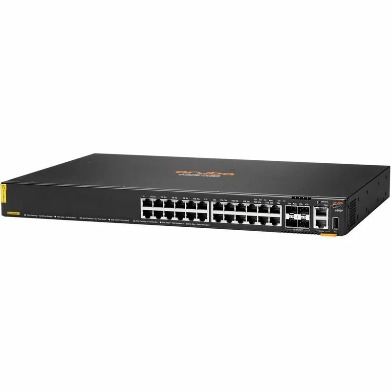 Commutateur Aruba CX 6200F 24G Classe 4 PoE 4SFP+ 370 W JL725B