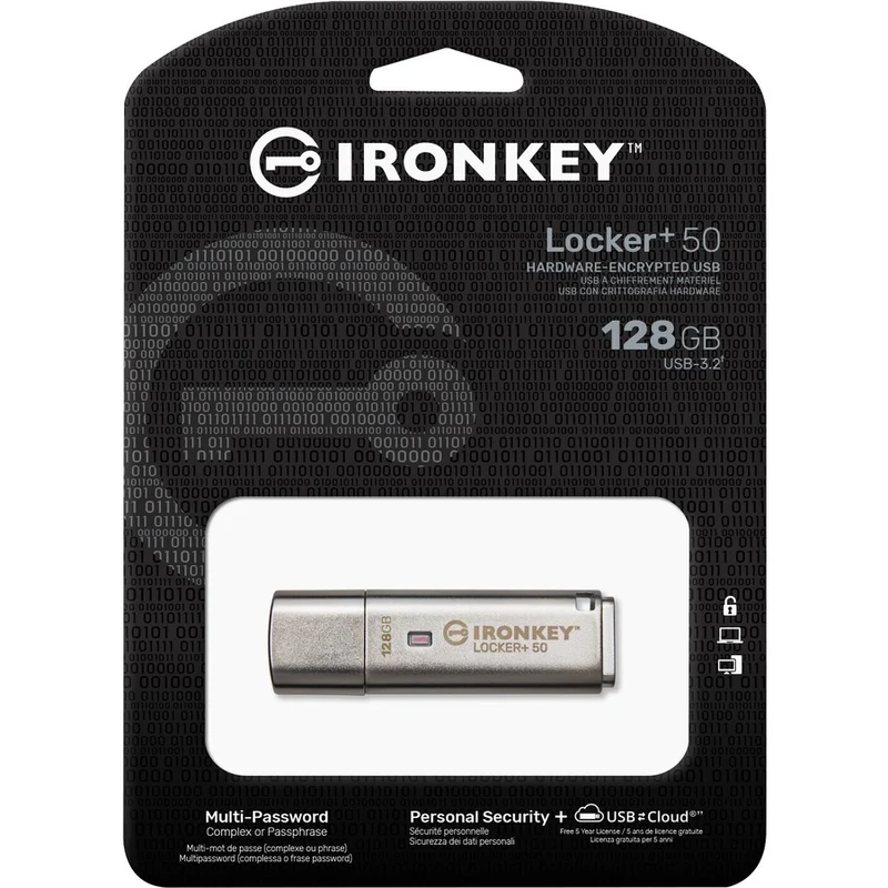 Clé USB IronKey Locker+ 50 IKLP50/128 Go