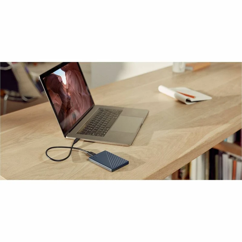 Disque dur externe portable WD My Passport pour Mac WDBK6C0060BBL-WESN 6 To - Bleu WDBK6C0060BBL-WESN
