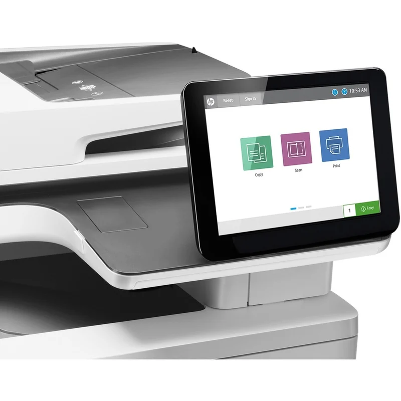 Imprimante multifonction laser HP LaserJet M578 M578dn-copieur/scanner couleur-40 ppm impression monochrome/couleur-impression 1200 x 1200-impression recto verso automatique-80000 pages par mois-650 feuilles entrée-scanner couleur-600 numérisation optique-Gigabit Ethernet 7ZU85A#BGJ