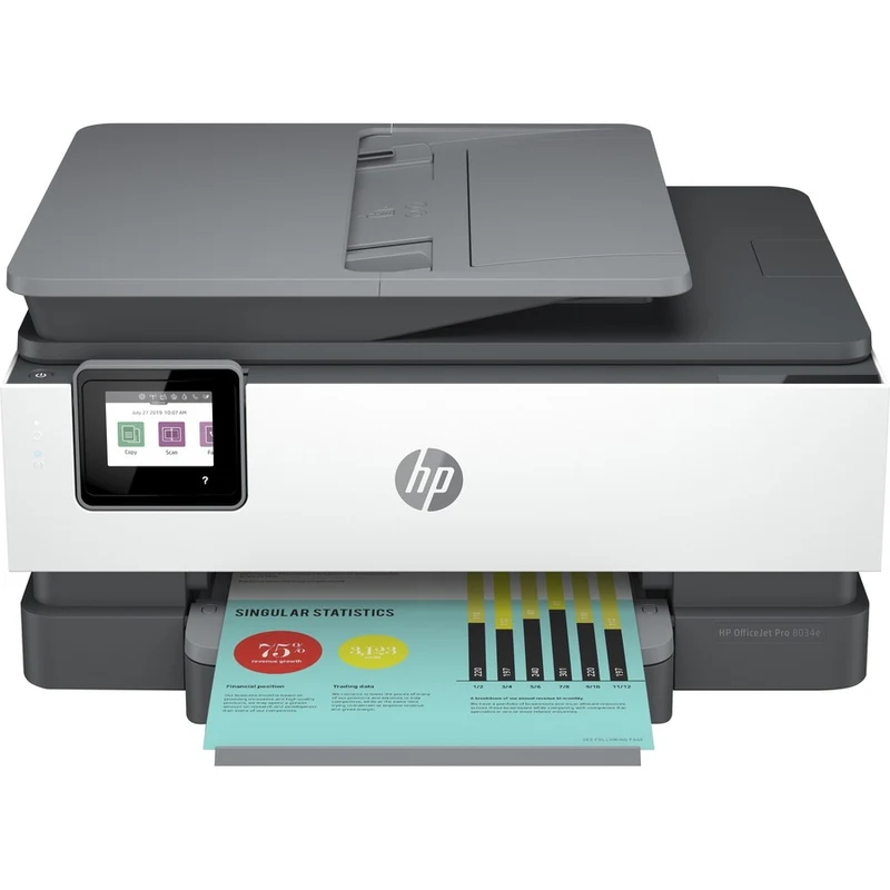 Imprimante multifonction jet d'encre sans fil HP Officejet Pro 8034e - Couleur 1L0J0A#B1H