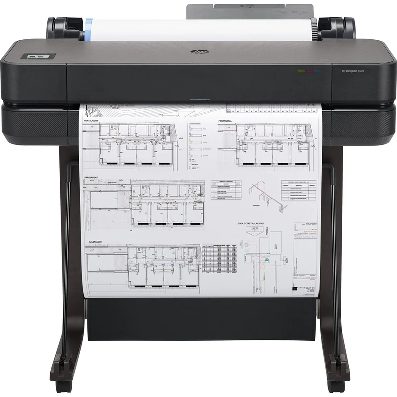 Imprimante grand format à jet d'encre HP Designjet T630 - Largeur d'impression 24" - Couleur 5HB09A#B1K