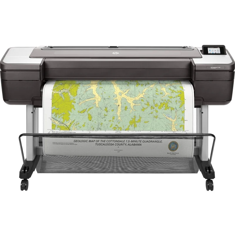 Imprimante grand format à jet d'encre PostScript HP Designjet T1700 - Largeur d'impression 44" - Couleur 1VD87A#B1K