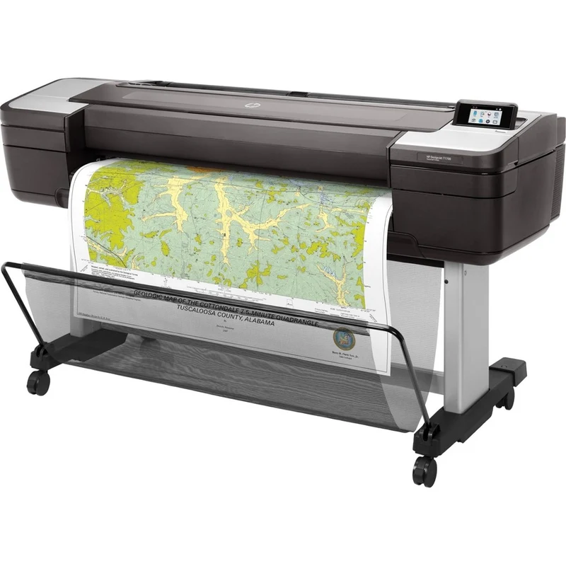 Imprimante grand format à jet d'encre PostScript HP Designjet T1700 - Largeur d'impression 44" - Couleur 1VD87A#B1K