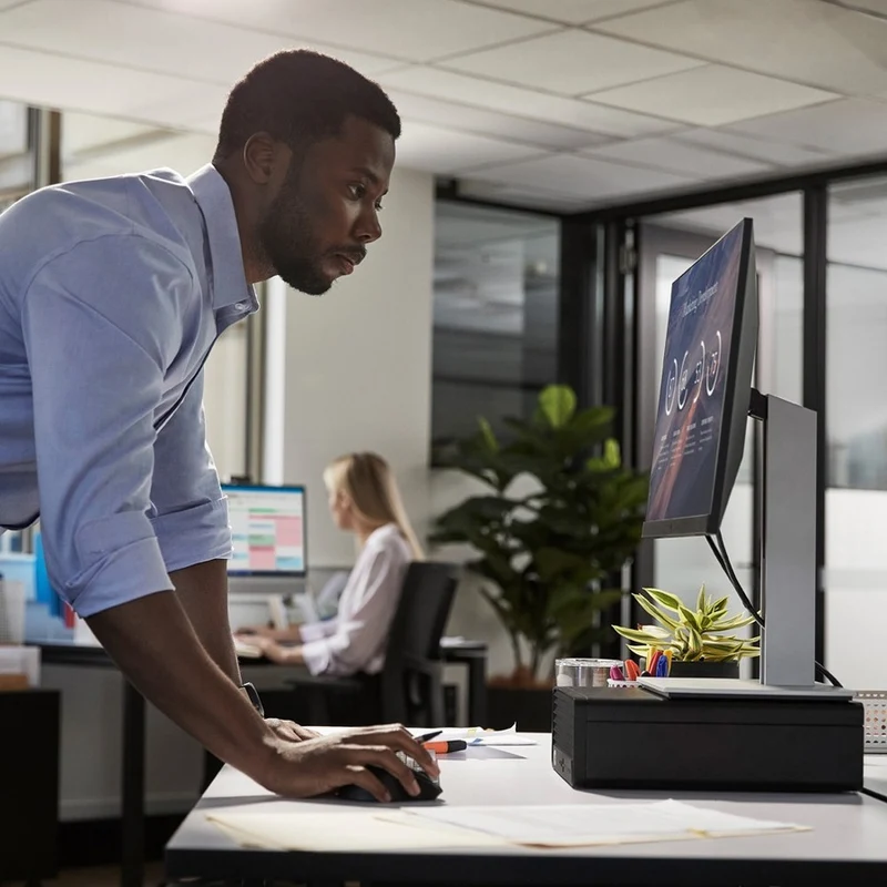 Ordinateur de bureau HP Pro SFF 400 G9 - Intel Core i5 12e génération i5-12500 - 16 Go - SSD 512 Go - Petit format B17T5AT#ABC