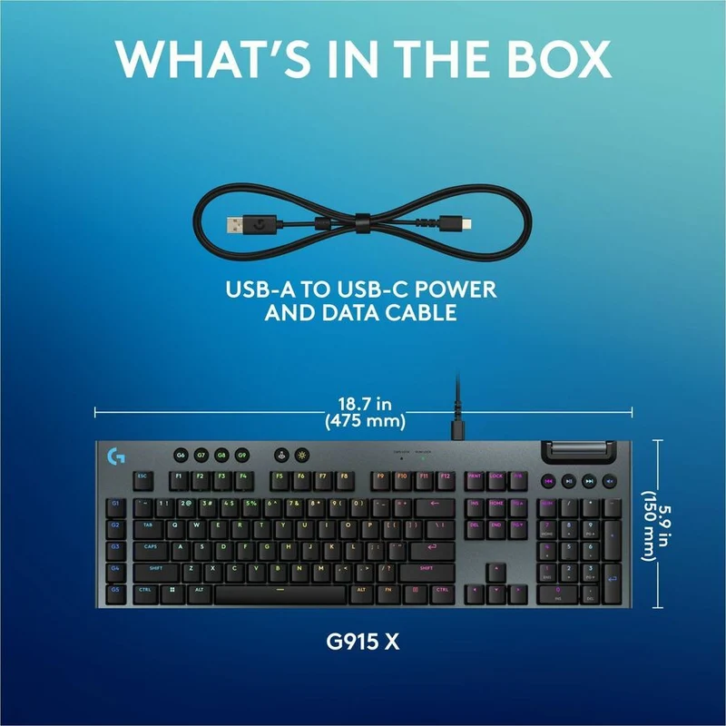 Clavier de jeu Logitech G G915 X 920-012950