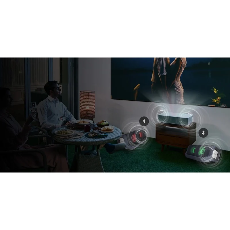Projecteur laser à focale ultra courte LG CineBeam HU715Q - 16:9 - Montage au plafond - Blanc HU715QW
