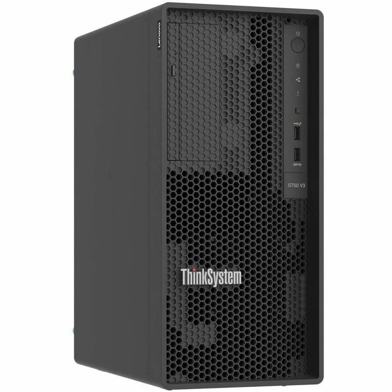 Serveur tour Lenovo ThinkSystem ST50 V3 7DF3A00HNA - 1 x Intel Xeon E-2414 2.60 GHz - 16 Go RAM - Contrôleur Serial ATA/600 7DF3A00HNA