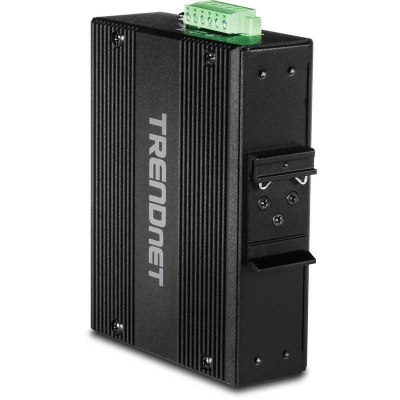 Commutateur sur rail DIN Gigabit PoE+ industriel à 6 ports TRENDnet ; 12-56 V ; Relais d'alarme ; 2 emplacements SFP dédiés ; Boîtier classé IP30 ; Protection à vie ; TI-PG62B TI-PG62B