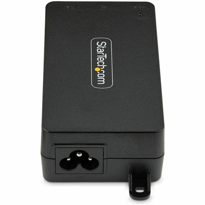 StarTech.com Injecteur PoE++ Gigabit 1 Gbit/s à 10 port, 60 W, Ethernet 2.5/5/10G/10/100/1000M, PoE++ (802.3af/at/bt), montage mural, non géré AF31XC-POE-INJECTOR