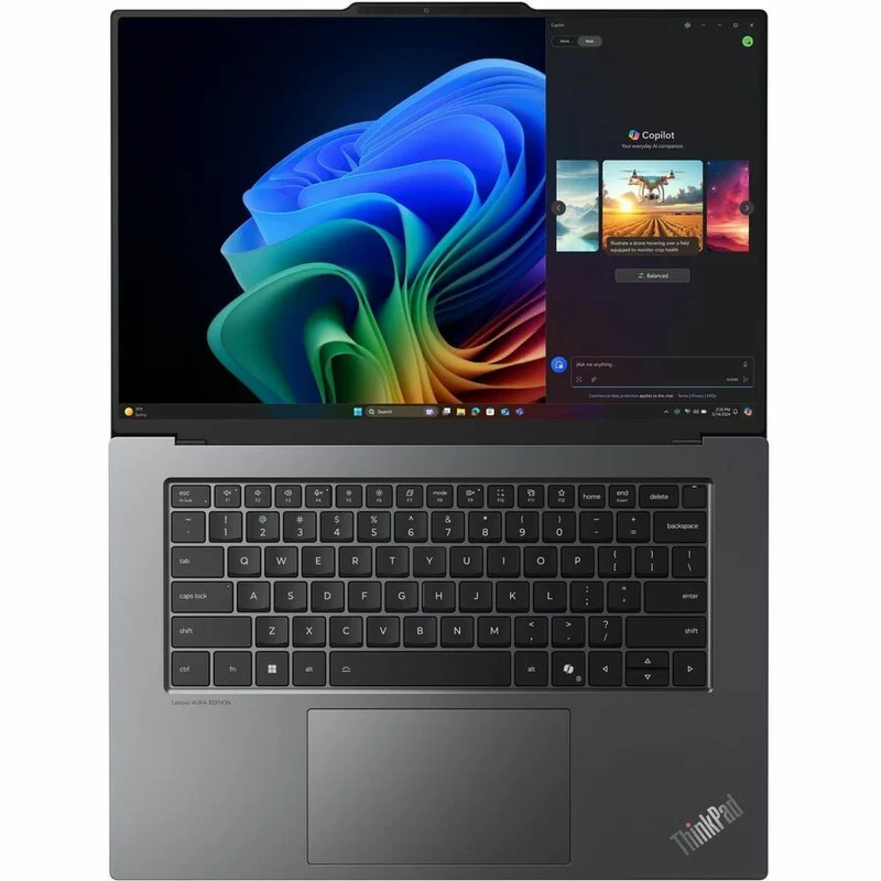 Ordinateur portable Lenovo ThinkPad X9-15 Gen 1 (21Q60025US) 15.3" Copilot+ - 2.8K - Processeur Intel Core Ultra 7 268V - Technologie vPro - Plateforme Intel Evo - 32 Go - SSD 1 To - Clavier anglais - Noir, Gris (21Q60025US)