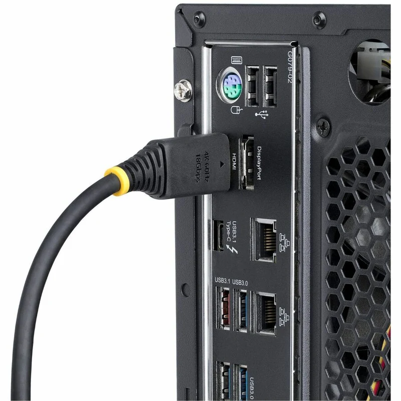 Câble HDMI haute vitesse StarTech.com de 15 m (4.5 pi) avec connecteurs Gripping, 4K 60 Hz/1440p 144 Hz, 18 Gbit/s, câble HDMI 2.0 UHD, gaine TPE HDMI2-CABLE-GRIP-15F