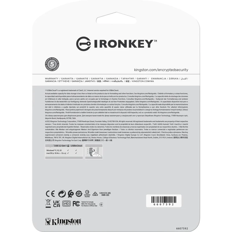 Clé USB IronKey Locker+ 50 IKLP50/64 Go