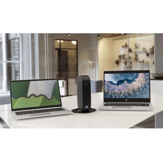 Client léger tour HP t540 - 1 x AMD Ryzen R1305G Dual-core (2 cœurs) 1.50 GHz 486Z4UT#ABA