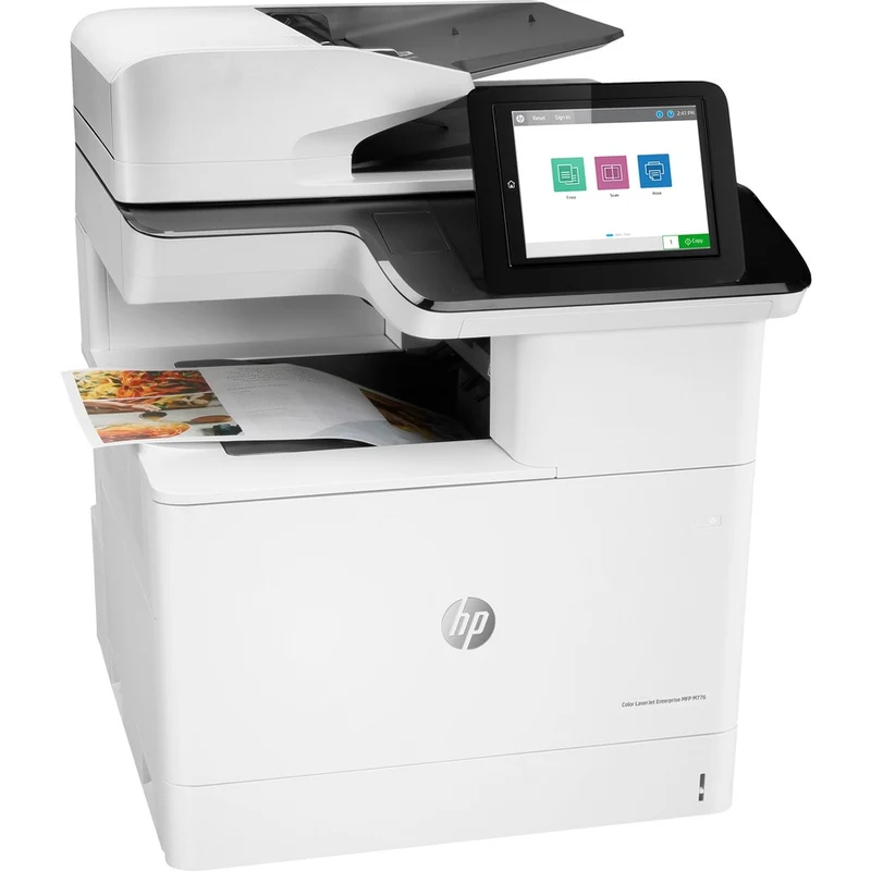 HP LaserJet M776 M776dn Imprimante multifonction laser couleur-copieur/scanner-46 ppm monochrome/46 ppm couleur impression-1200 x 1200 impression-impression recto verso automatique-200000 650 pages par mois-600 feuilles entrée-scanner couleur-3 numérisation optique-Gigabit Ethernet T55UXNUMXA#BGJ