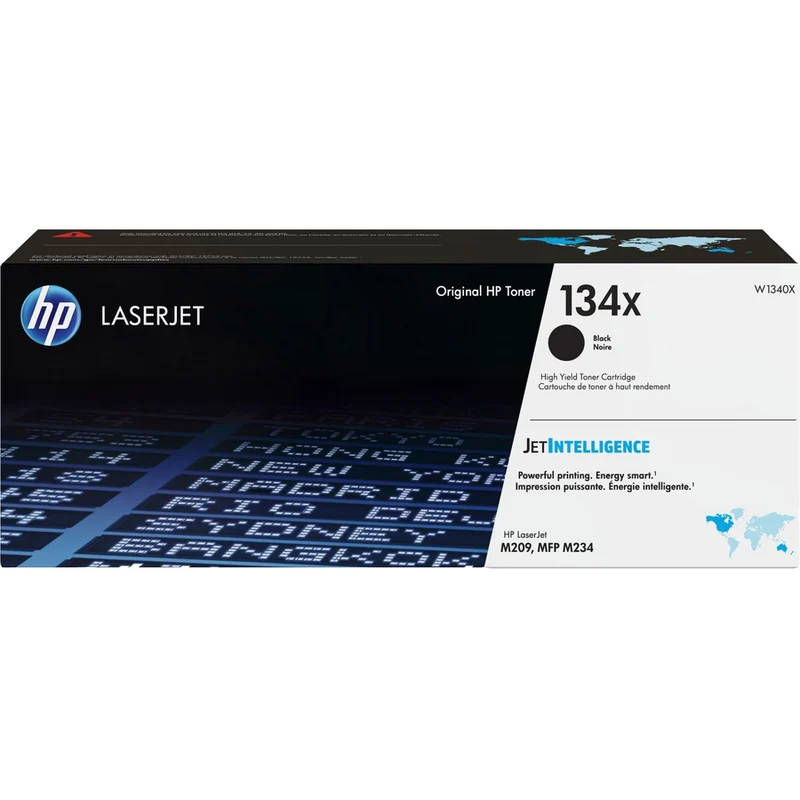 Cartouche de toner laser HP 134X d'origine à haut rendement - Pack noir W1340X