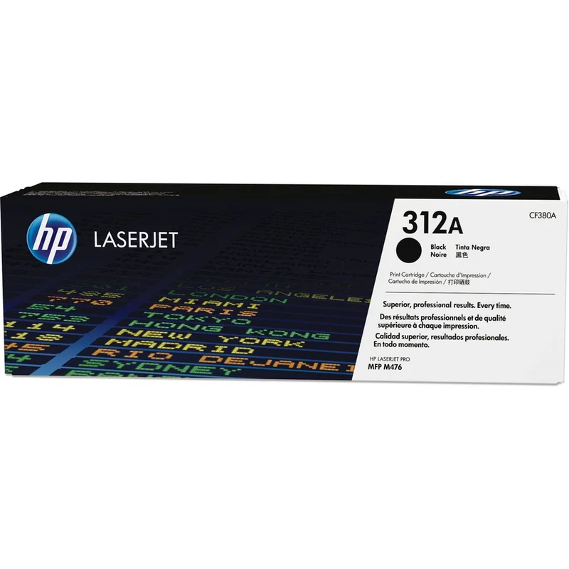Cartouche de toner laser d'origine HP 312A - Pack noir CF380A