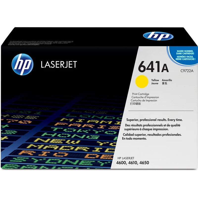Cartouche de toner d'origine HP 641A (C9722A) - Paquet individuel C9722A