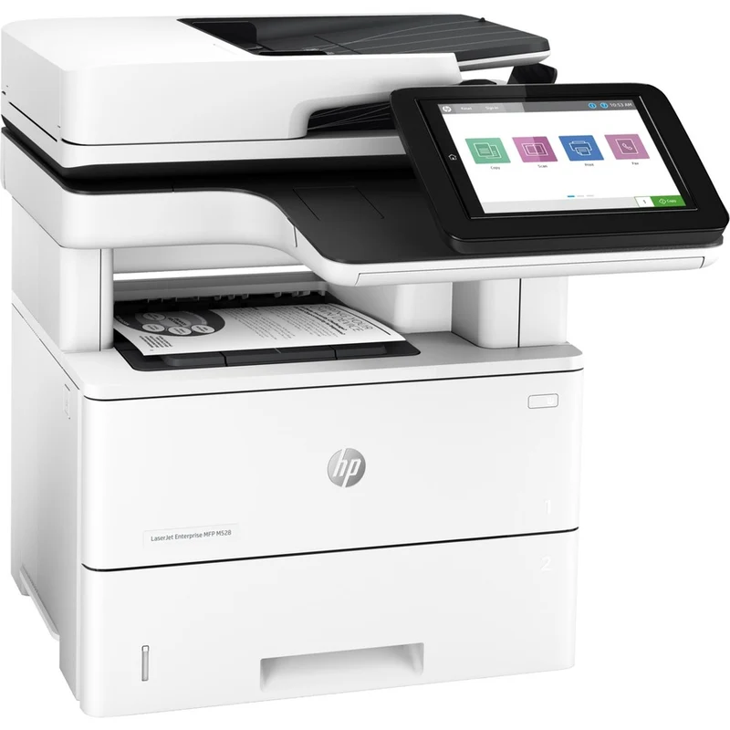 Imprimante multifonction laser HP LaserJet M528 M528dn - Copieur/Scanner monochrome - Impression monochrome 43 ppm - Impression 1200 1200 x 150000 650 - Impression recto verso automatique - 600 1 pages par mois - 64 feuilles d'entrée - Scanner couleur - XNUMX numérisation optique - Gigabit Ethernet XNUMXPVXNUMXA#BGJ