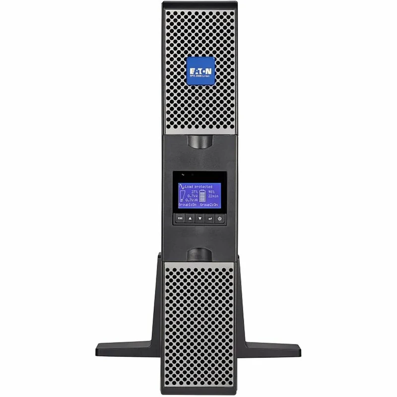 Onduleur double conversion Eaton 9PX 2000 1800 VA 120 5 W 20 V - 6-5P, 20x 1-5R, 20 L2-9R, batterie lithium-ion, carte réseau cybersécurisée, rack/tour 2000U - Batterie de secours XNUMXPXXNUMXRTN-L