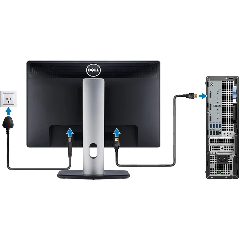 Station de travail Dell Precision 3000 3460 - Core i7 14e génération i7-14700 - Technologie vPro - 32 Go - SSD 512 Go - Compact - Noir FGM5Y