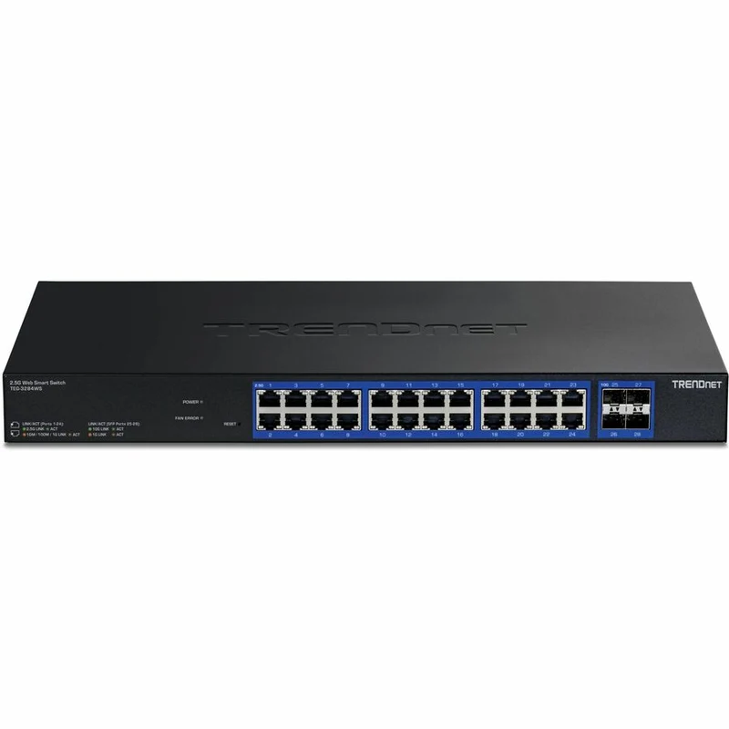 Commutateur intelligent Web multi-Gig TRENDnet 28 ports TEG-3284WS