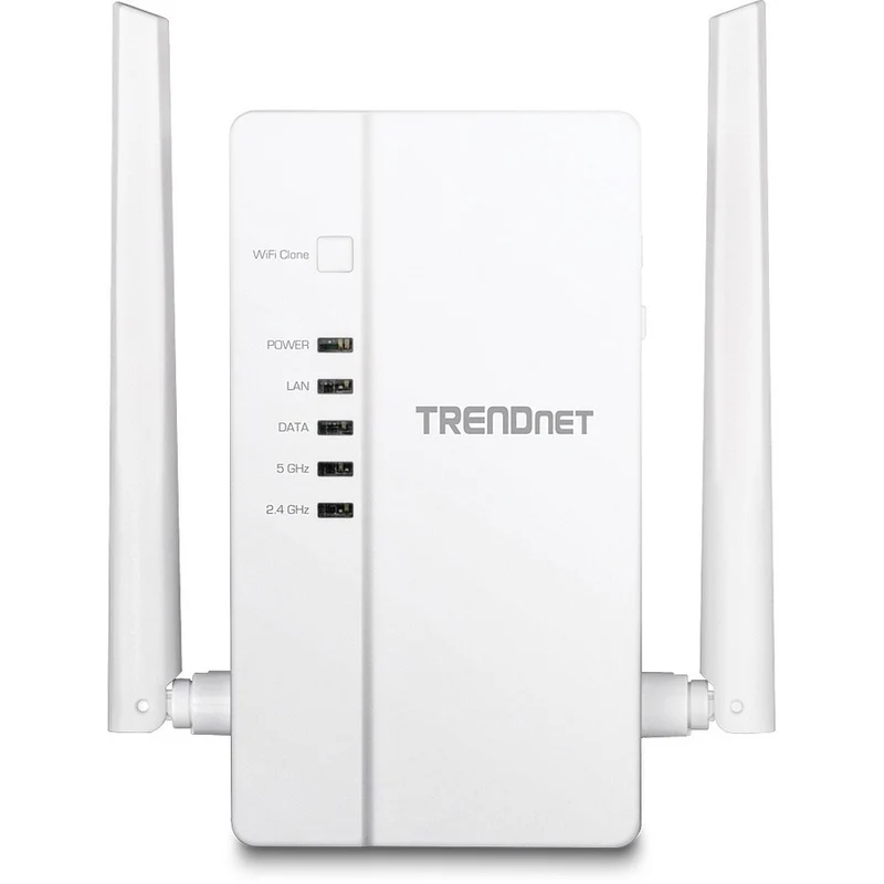 TRENDnet Wi-Fi Everywhere Kit de point d'accès sans fil CPL 1200 AV2 double bande AC1200, comprend 1 x TPL-430AP et 1 x TPL-423E, 3 x ports Gigabit, installation facile, blanc, TPL-430APK TPL-430APK