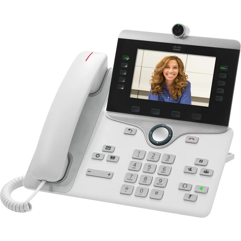 Téléphone IP Cisco 8865 - Avec ou sans fil - Avec ou sans fil - Wi-Fi, Bluetooth - Montage mural, bureau CP-8865-3PW-NA-K9=