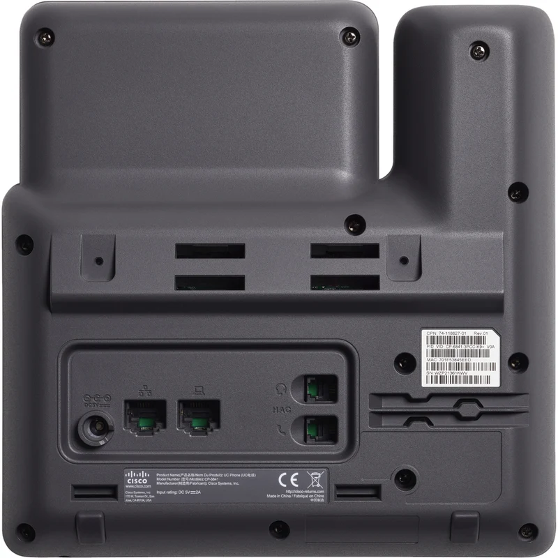 Téléphone IP Cisco 6841 - Filaire - Anthracite CP-6841-3PW-NA-K9=