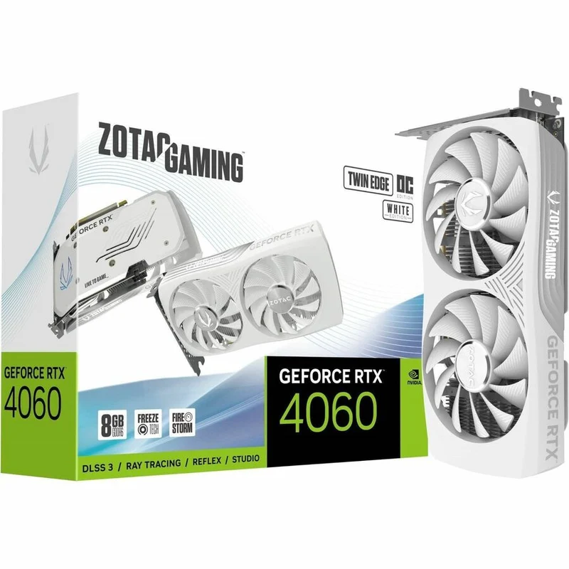 Carte graphique Zotac NVIDIA GeForce RTX 4060 - 8 Go GDDR6 ZT-D40600Q-10M
