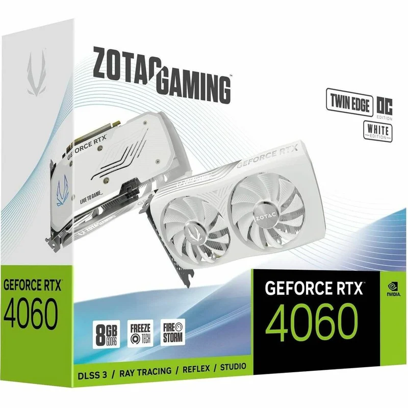 Carte graphique Zotac NVIDIA GeForce RTX 4060 - 8 Go GDDR6 ZT-D40600Q-10M